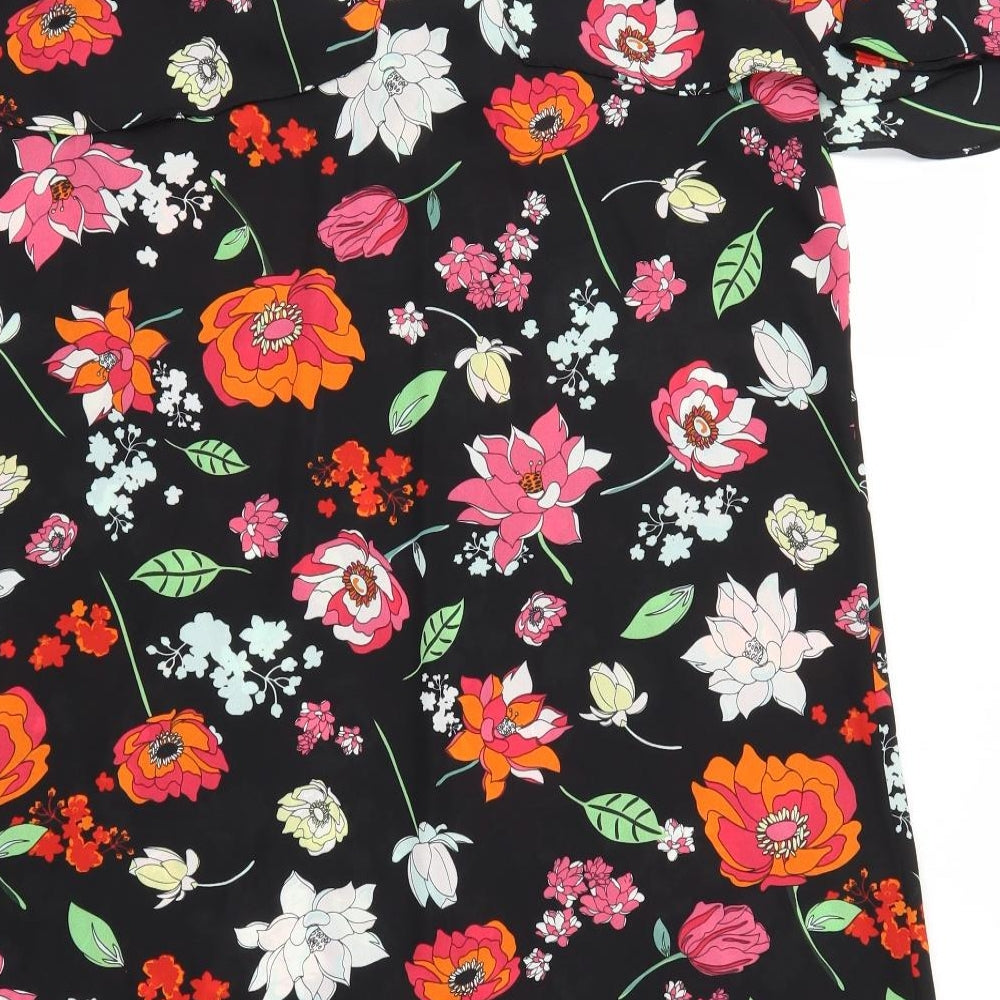 Peacocks Womens Multicoloured Floral  Fit & Flare  Size 18