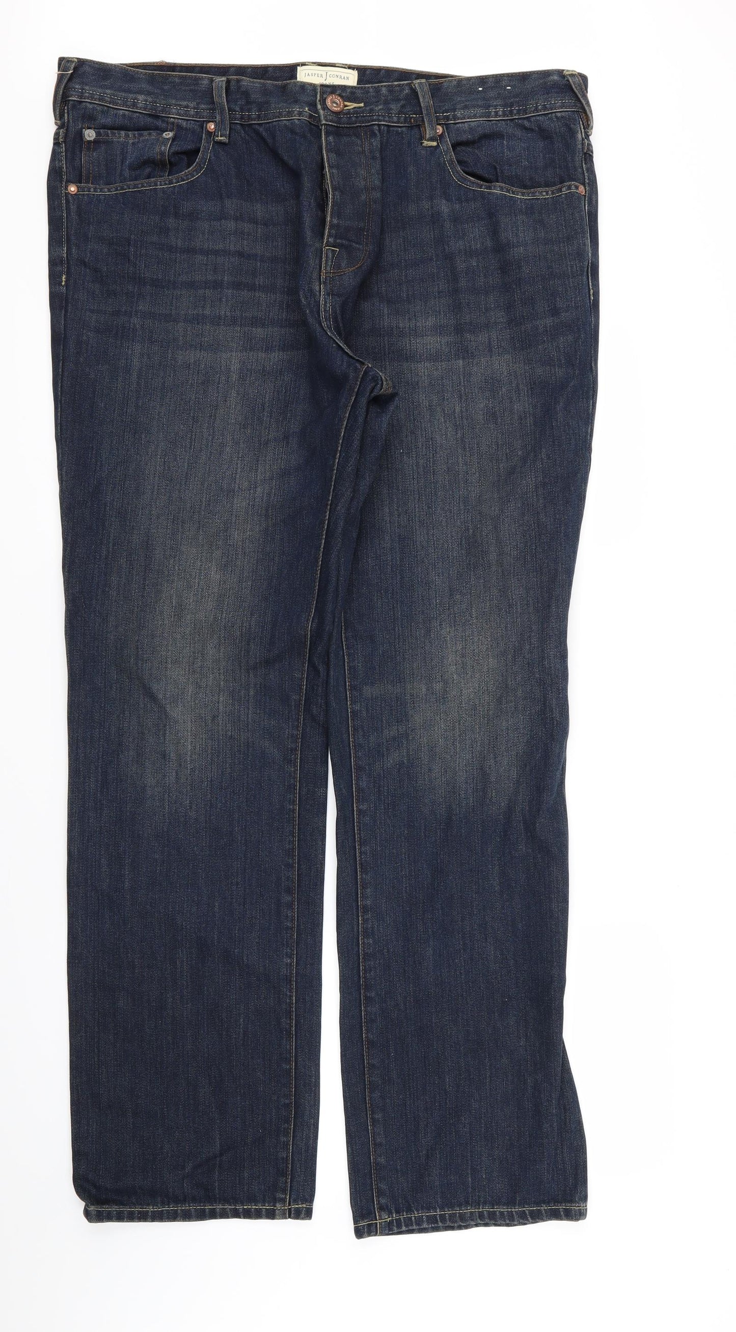 Jasper Conran Mens Blue   Straight Jeans Size 40 in L32 in