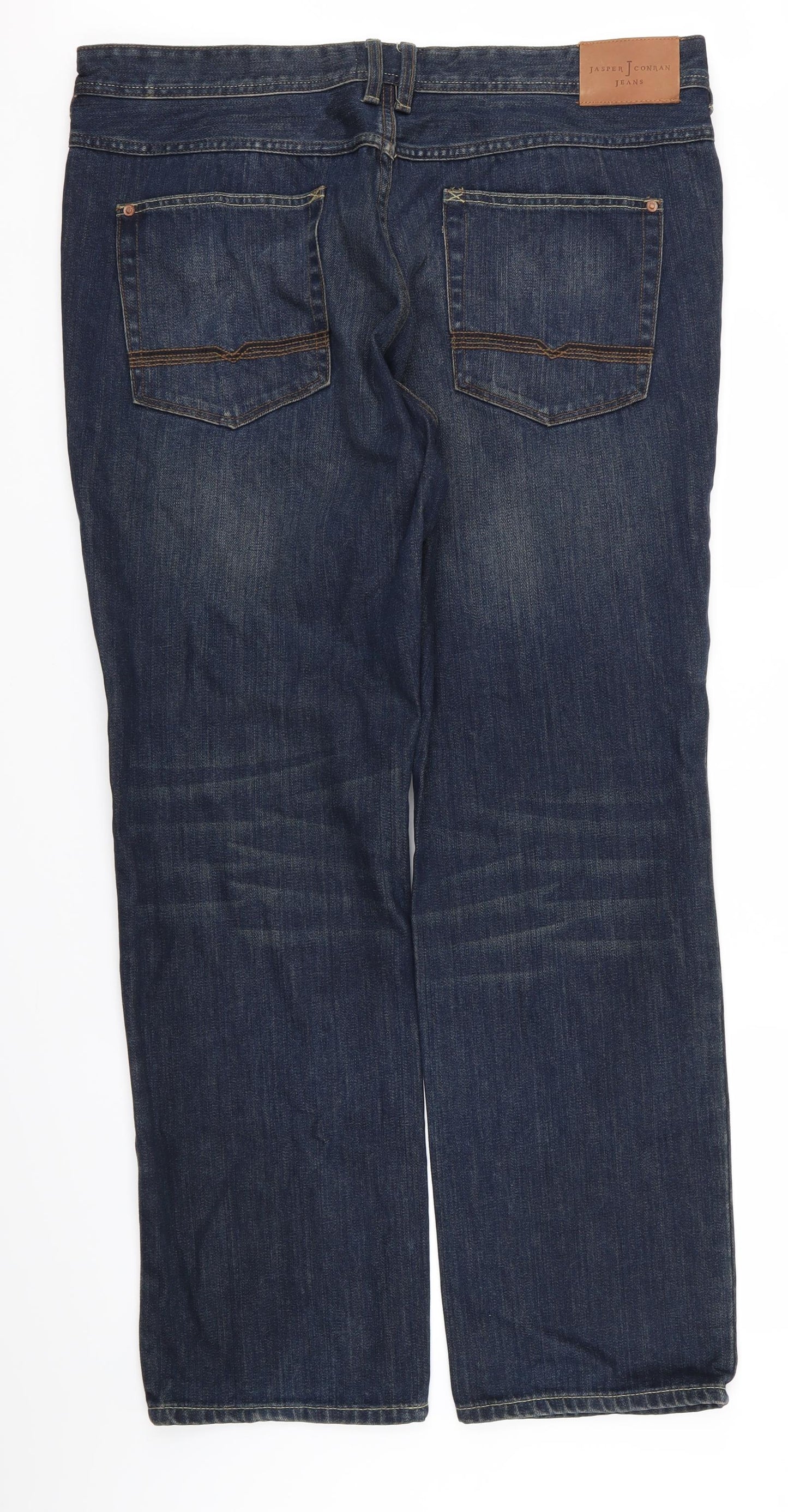 Jasper Conran Mens Blue   Straight Jeans Size 40 in L32 in