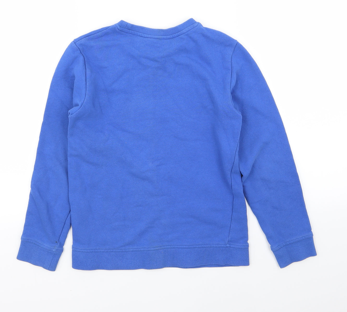 H&M Boys Blue   Pullover Jumper Size 8-9 Years  - Sequin detail