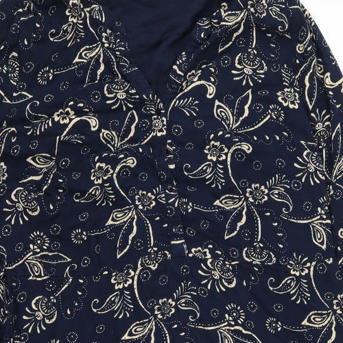 Monsoon Womens Blue Floral  Fit & Flare  Size 22