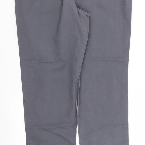 M&S Womens Grey   Jegging Trousers Size 16 L26 in - Stretch waistband