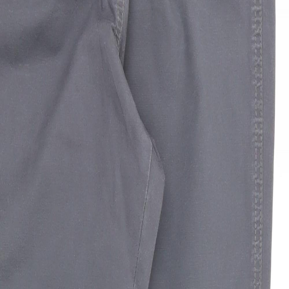 M&S Womens Grey   Jegging Trousers Size 16 L26 in - Stretch waistband