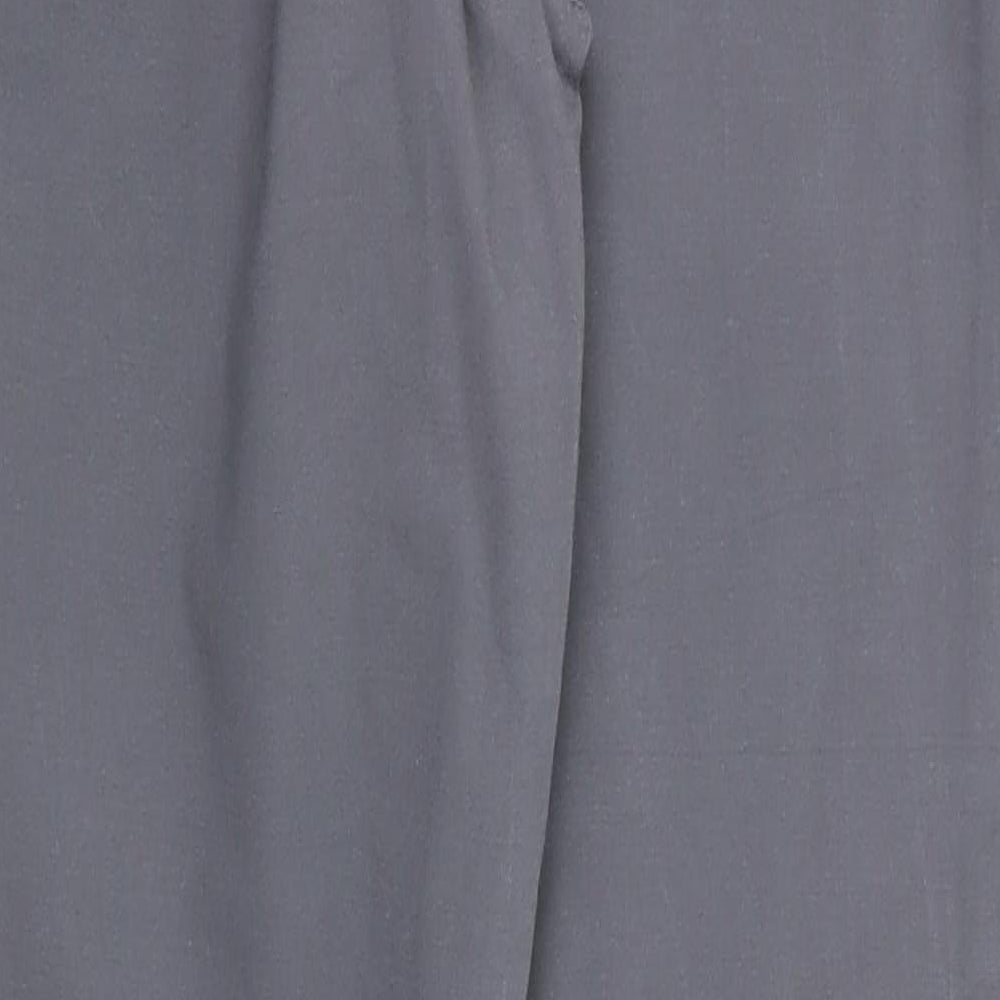 M&S Womens Grey   Jegging Trousers Size 16 L26 in - Stretch waistband