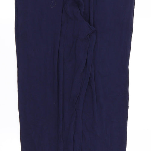 ASOS Womens Blue   Capri Trousers Size 10 L24 in - Stretch waistband