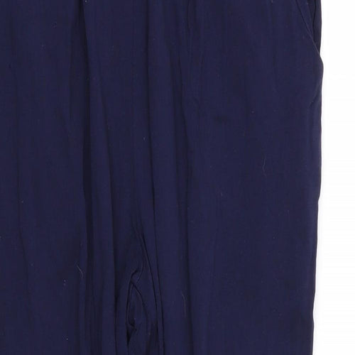 ASOS Womens Blue   Capri Trousers Size 10 L24 in - Stretch waistband