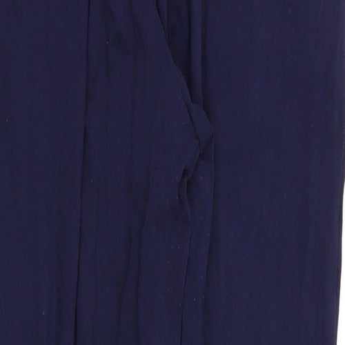 ASOS Womens Blue   Capri Trousers Size 10 L24 in - Stretch waistband