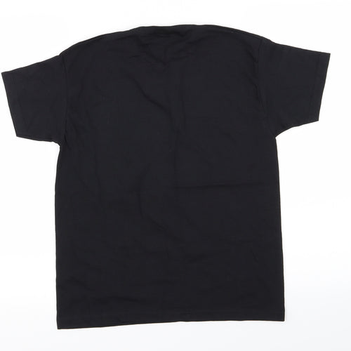 Fruit of the Loom Girls Black   Basic T-Shirt Size 9-10 Years  - Tik Tok