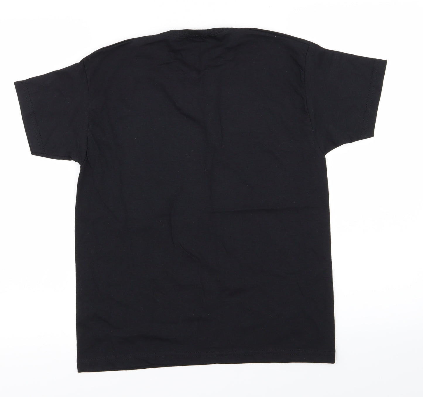 Fruit of the Loom Girls Black   Basic T-Shirt Size 9-10 Years  - Tik Tok