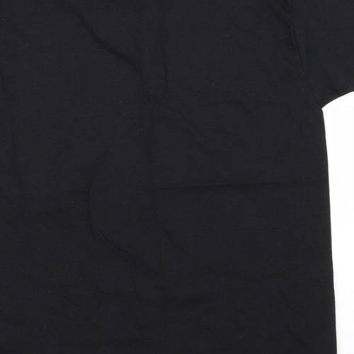 Fruit of the Loom Girls Black   Basic T-Shirt Size 9-10 Years  - Tik Tok