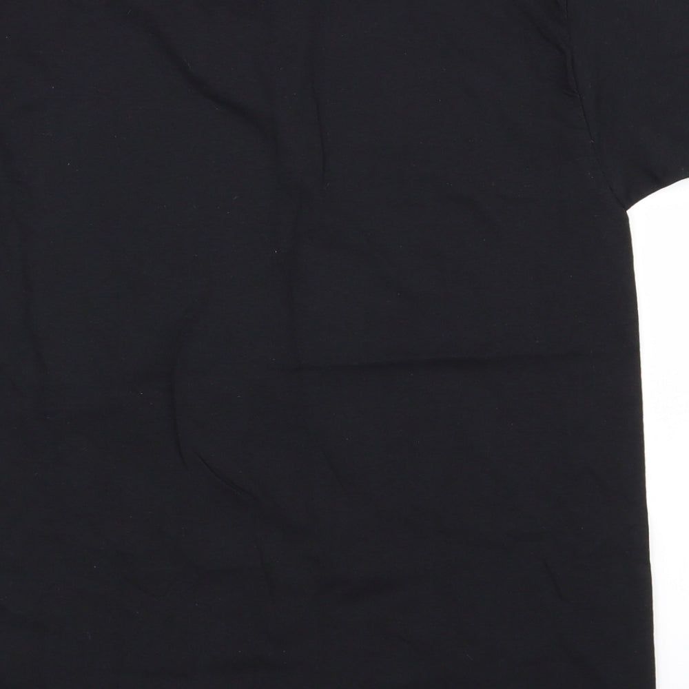 Fruit of the Loom Girls Black   Basic T-Shirt Size 9-10 Years  - Tik Tok