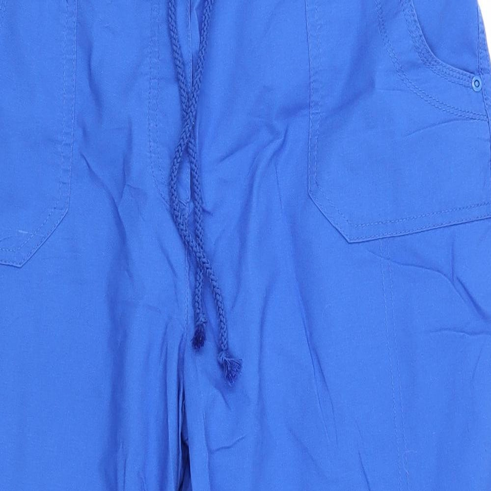 BHS Womens Blue   Capri Trousers Size 16