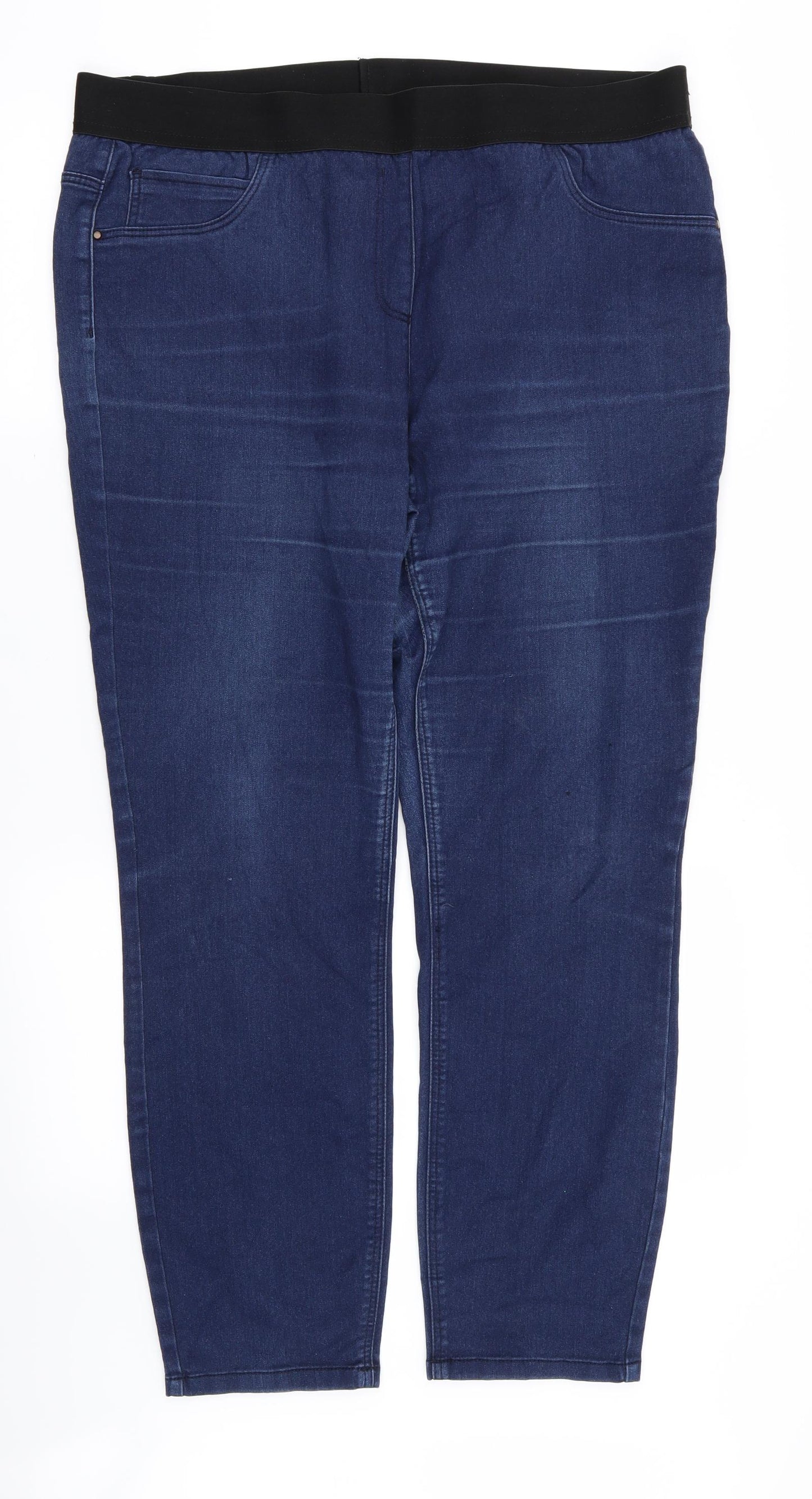 Asda George Womens Blue   Jegging Trousers Size 16 L29 in - Stretch waistband