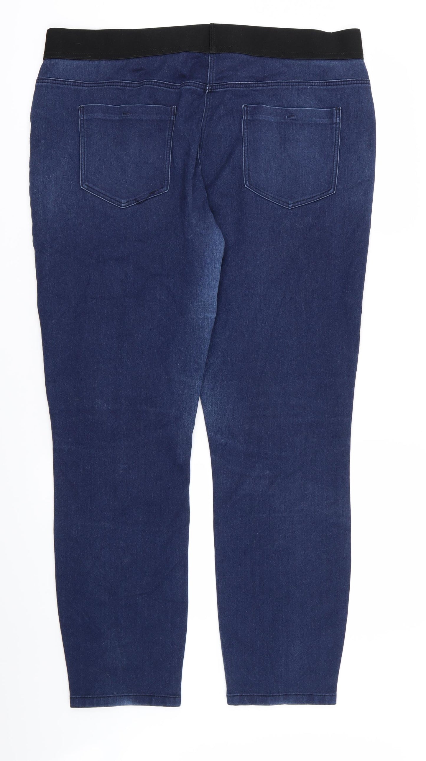 Asda George Womens Blue   Jegging Trousers Size 16 L29 in - Stretch waistband