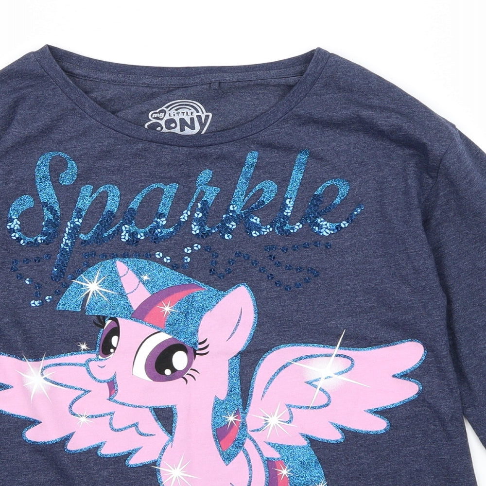 NEXT Girls Blue   Basic T-Shirt Size 11 Years