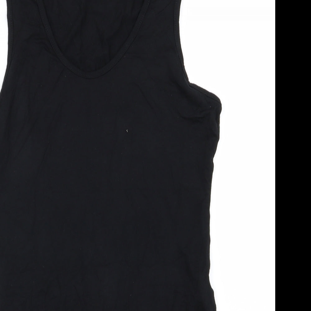Boohoo Womens Black   Bodysuit One-Piece Size 20