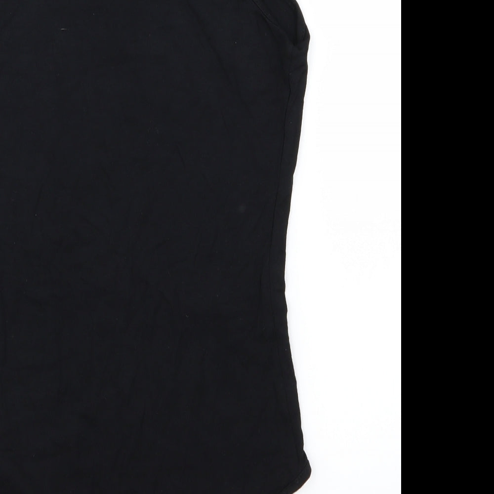 Boohoo Womens Black   Bodysuit One-Piece Size 20