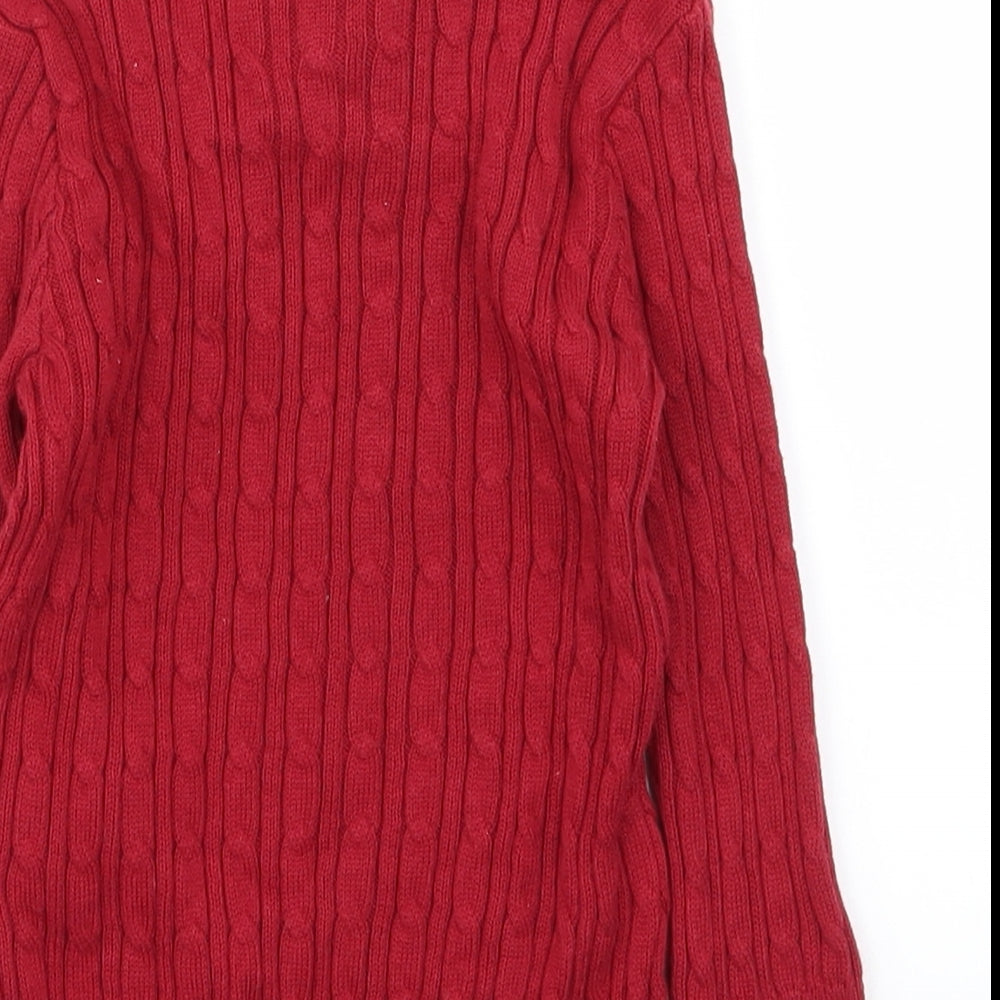 M&S Boys Red   Pullover Jumper Size 12-18 Months