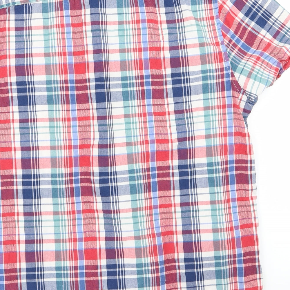 F&F Mens Multicoloured Check   Button-Up Size L