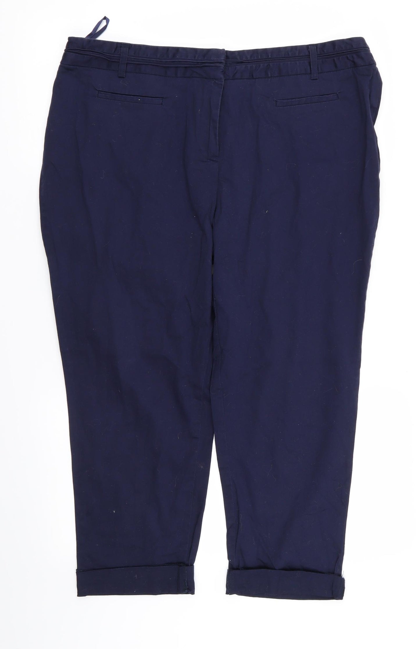 Epilogue Womens Blue   Capri Trousers Size 20 L21 in