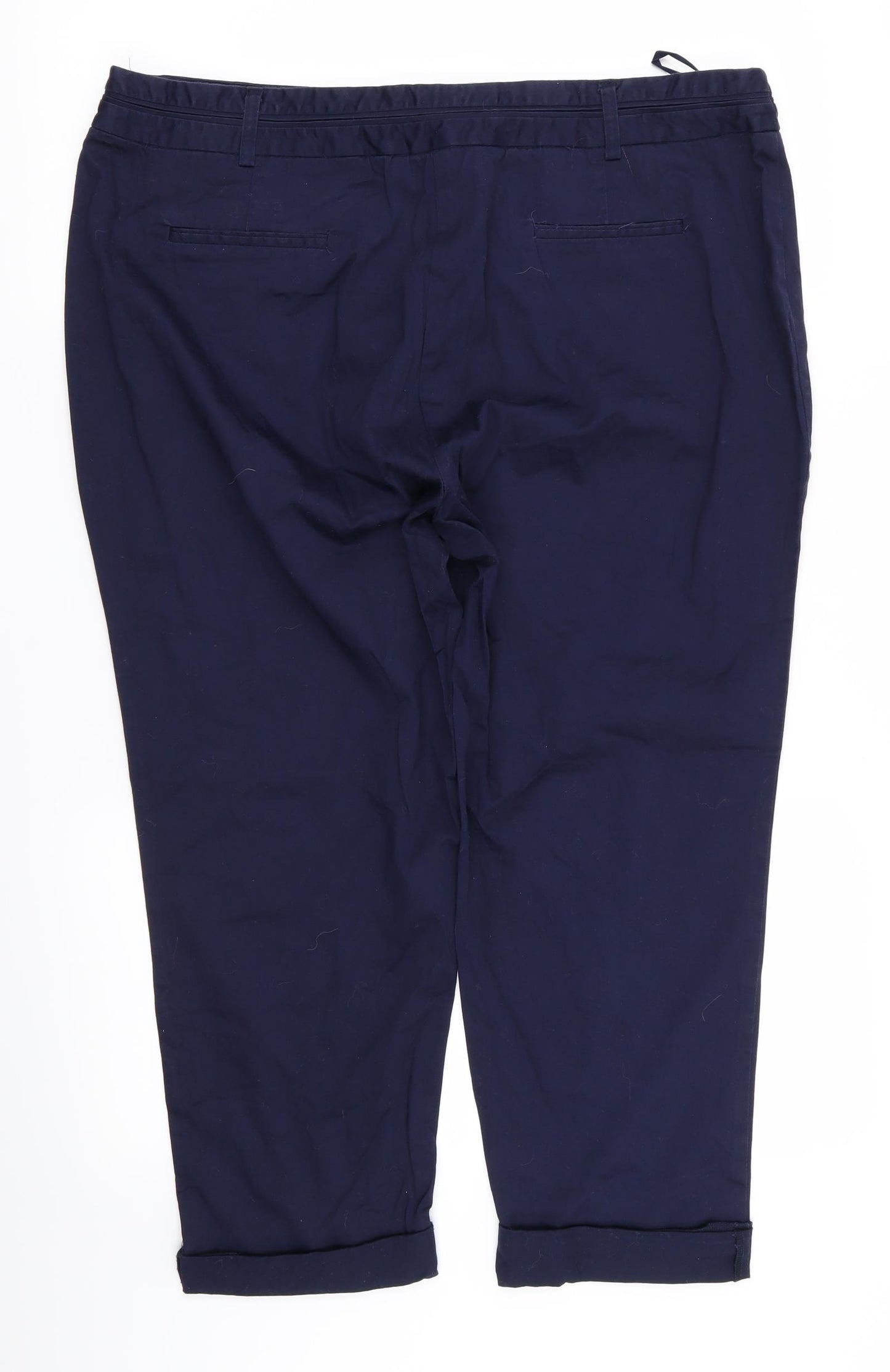 Epilogue Womens Blue   Capri Trousers Size 20 L21 in