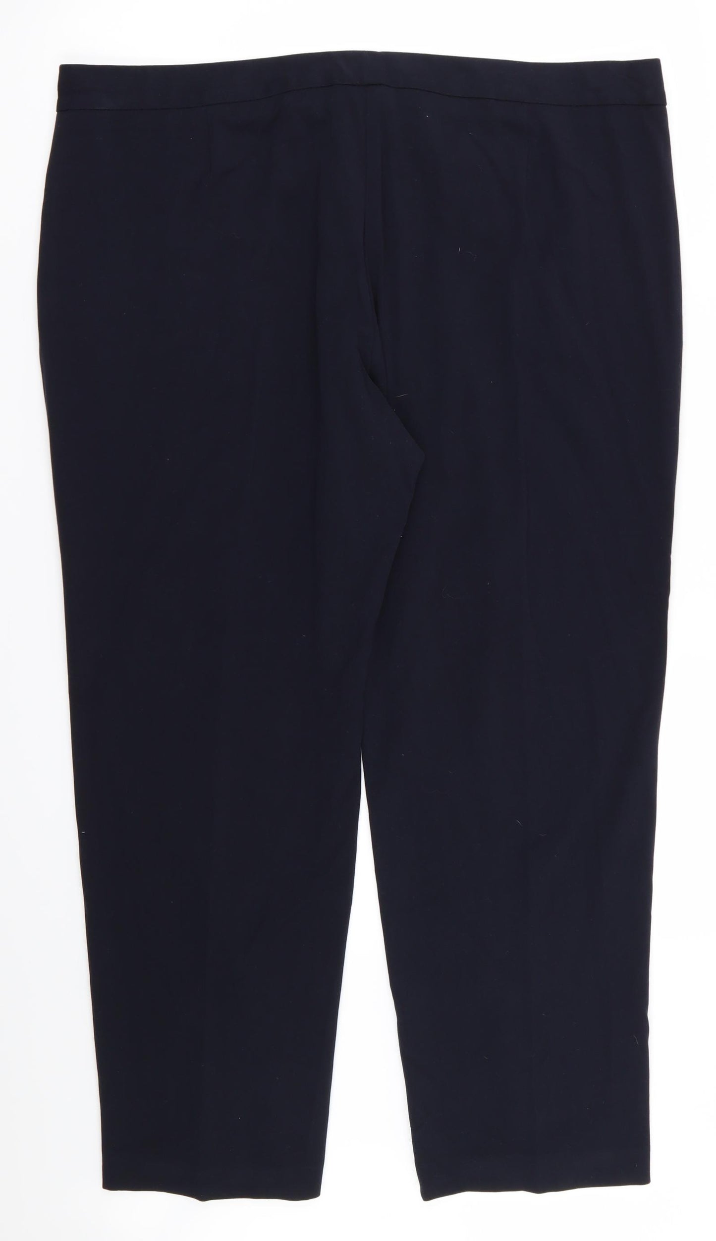 M&S Womens Blue   Trousers  Size 20 L25.5 in