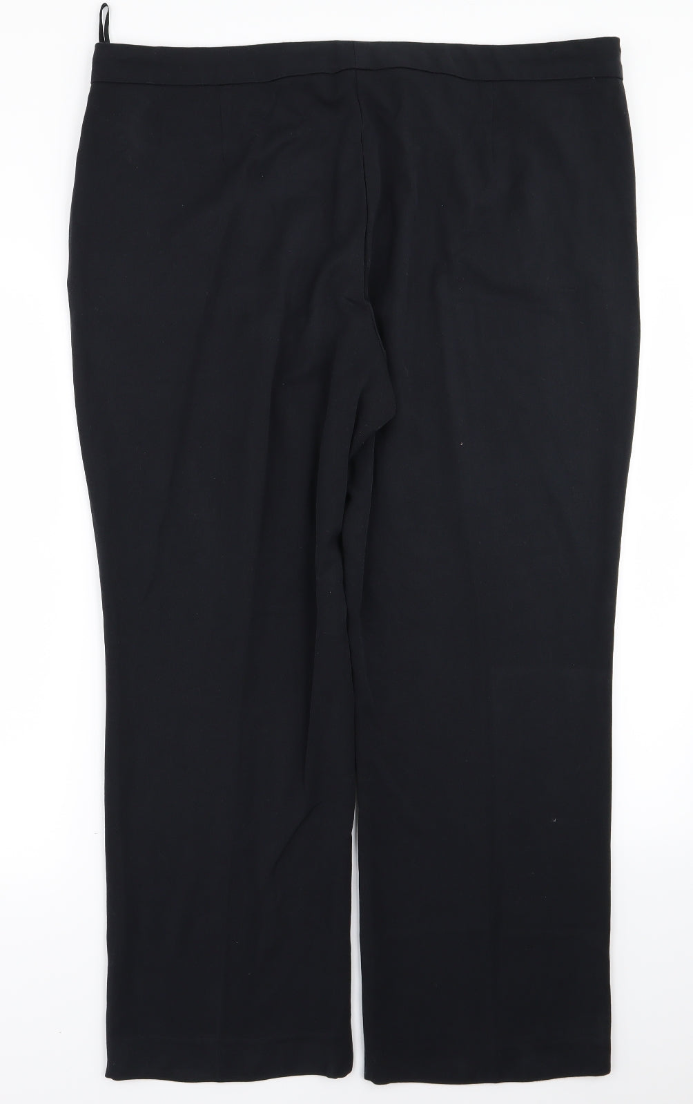 M&S Womens Black   Trousers  Size 20 L24 in