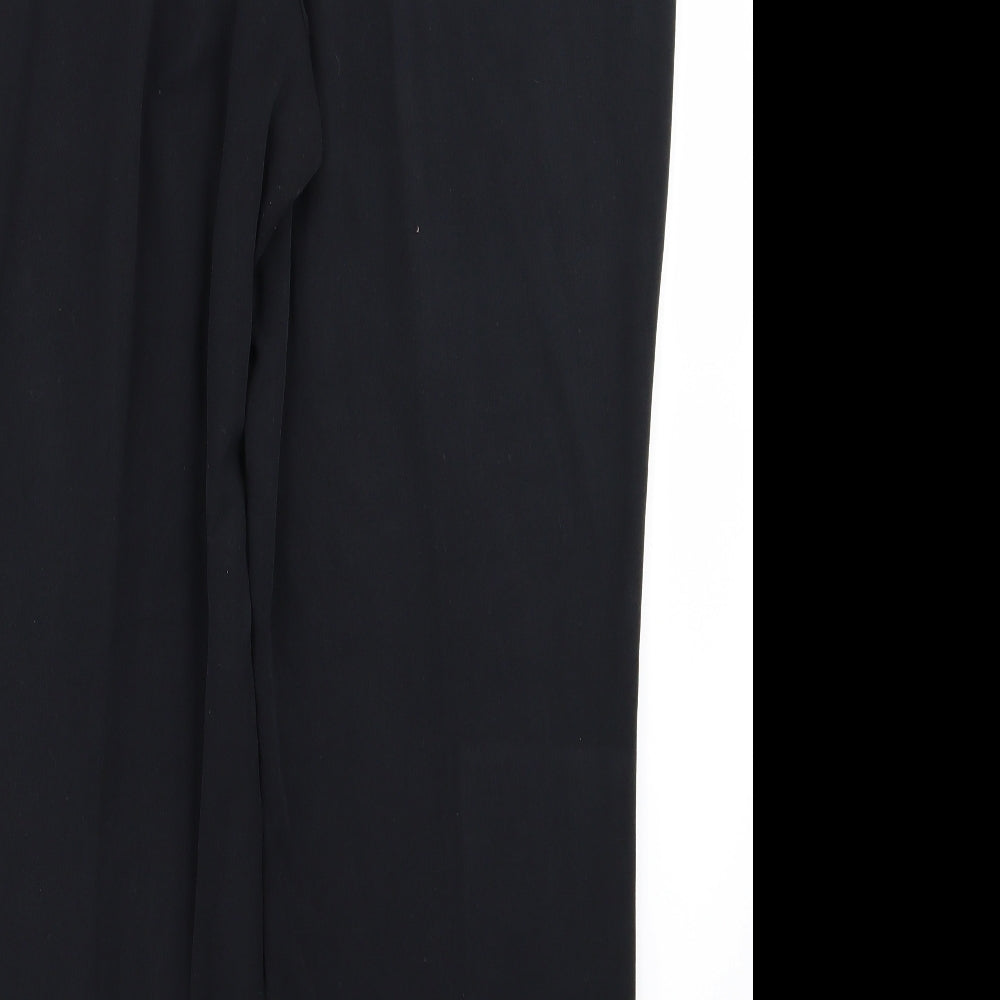 M&S Womens Black   Trousers  Size 20 L24 in