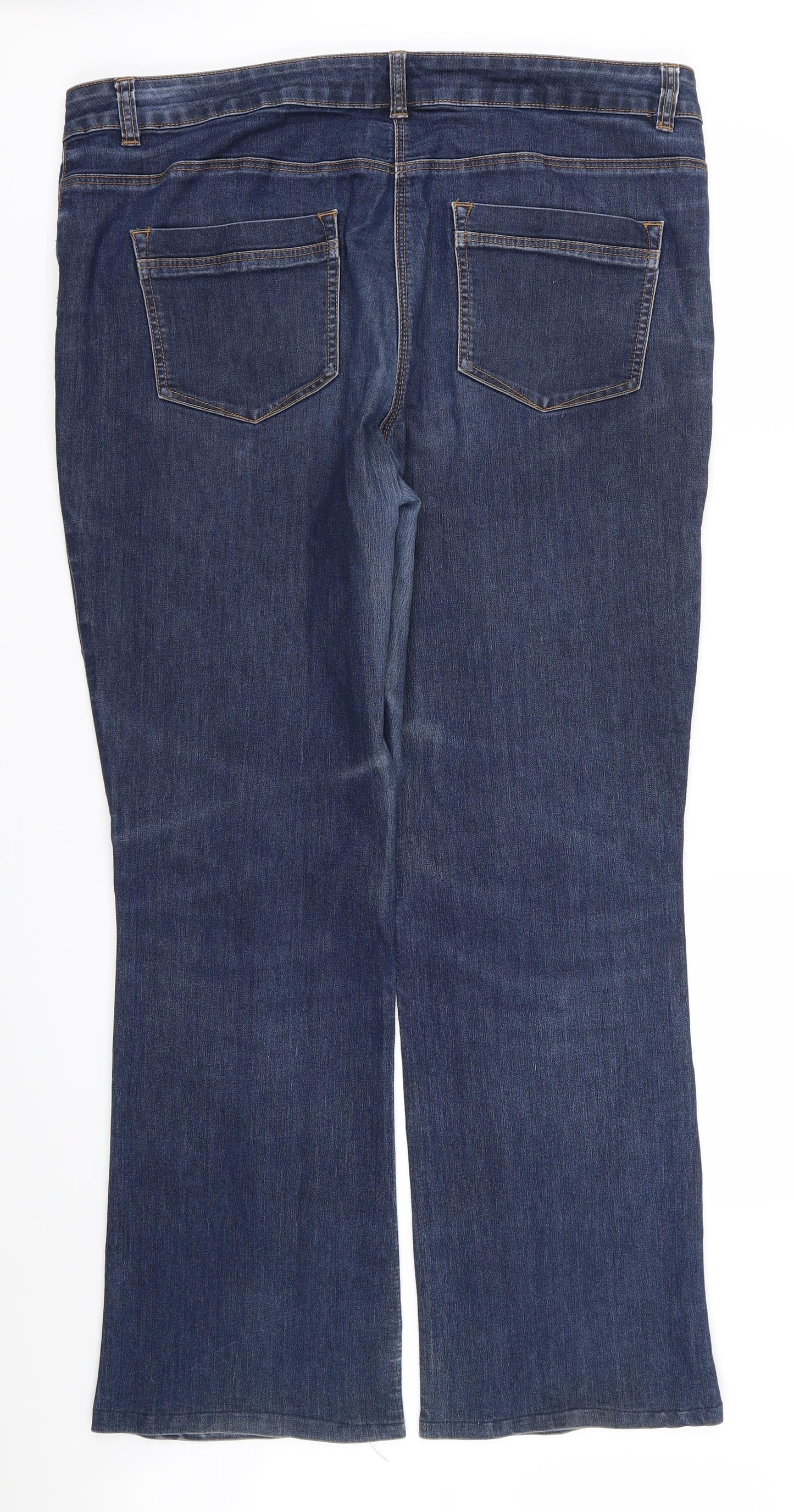 Bonmarché Womens Blue   Bootcut Jeans Size 18 L27 in