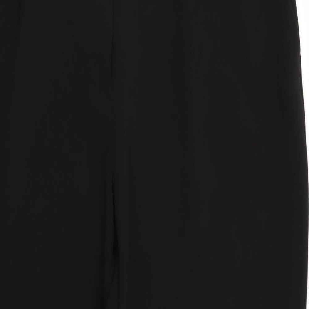 M&S Womens Black   Trousers  Size 18 L26 in