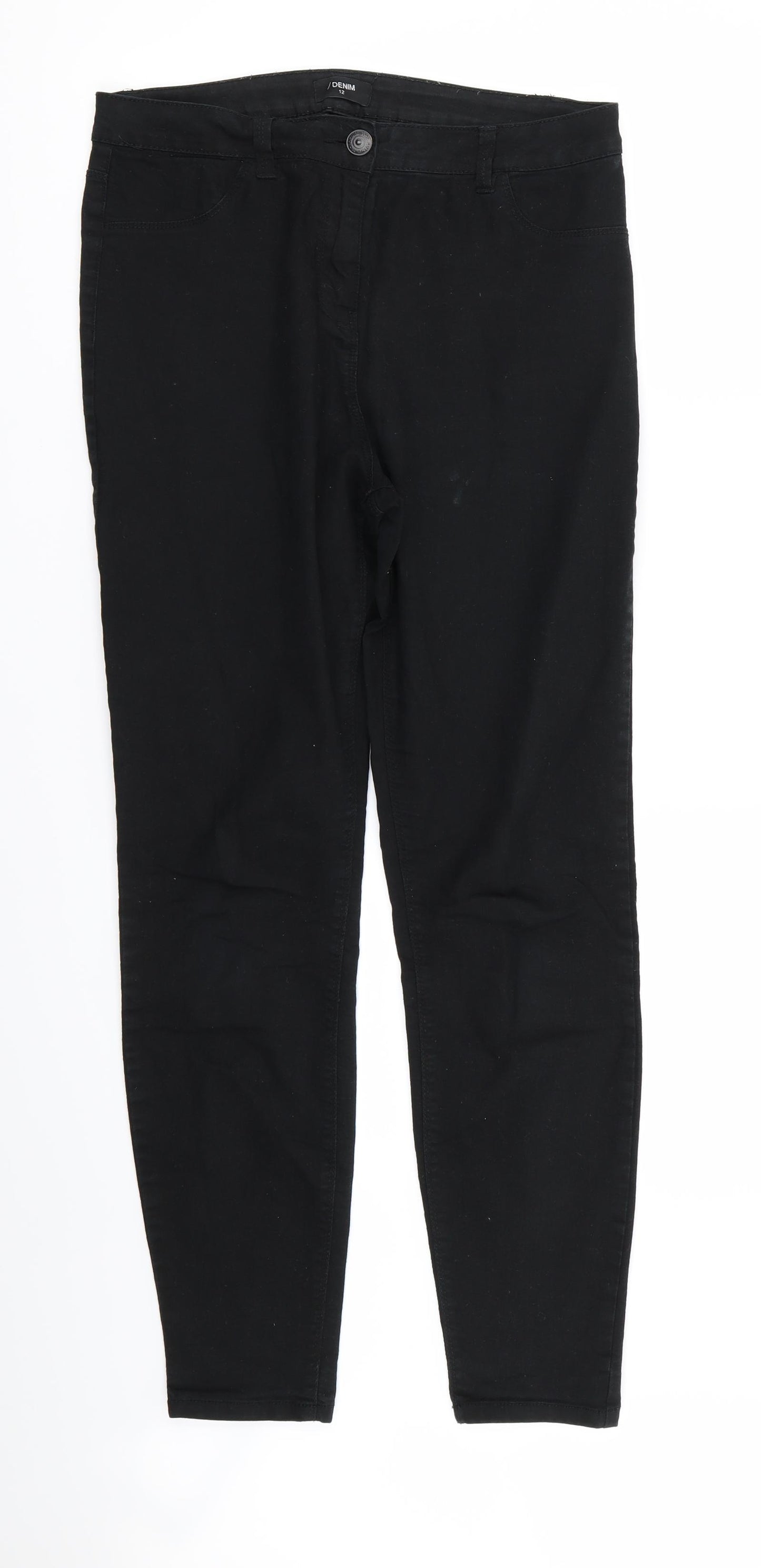 Denim Womens Black   Skinny Jeans Size 12 L27 in