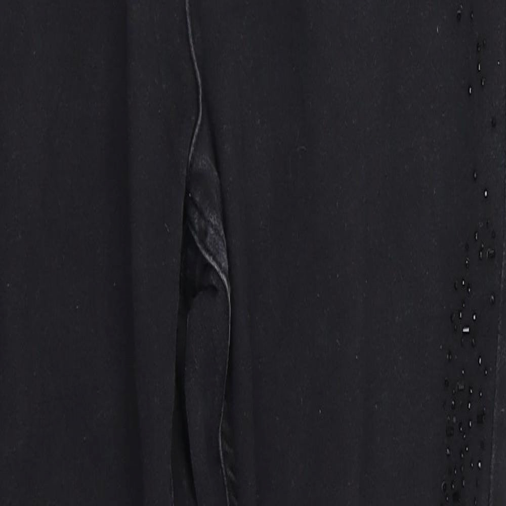 M&S Womens Black   Skinny Jeans Size 12 L24 in