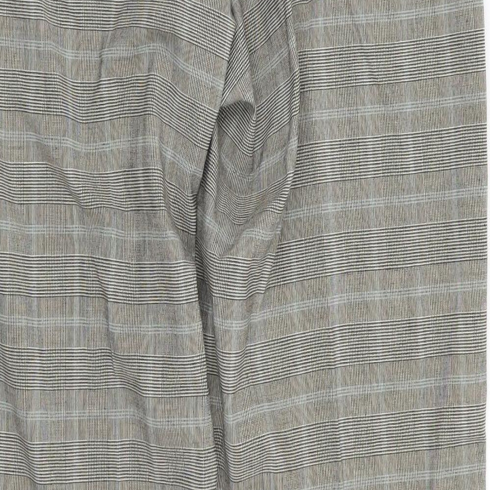 NEXT Womens Multicoloured Check  Trousers  Size 12 L26 in