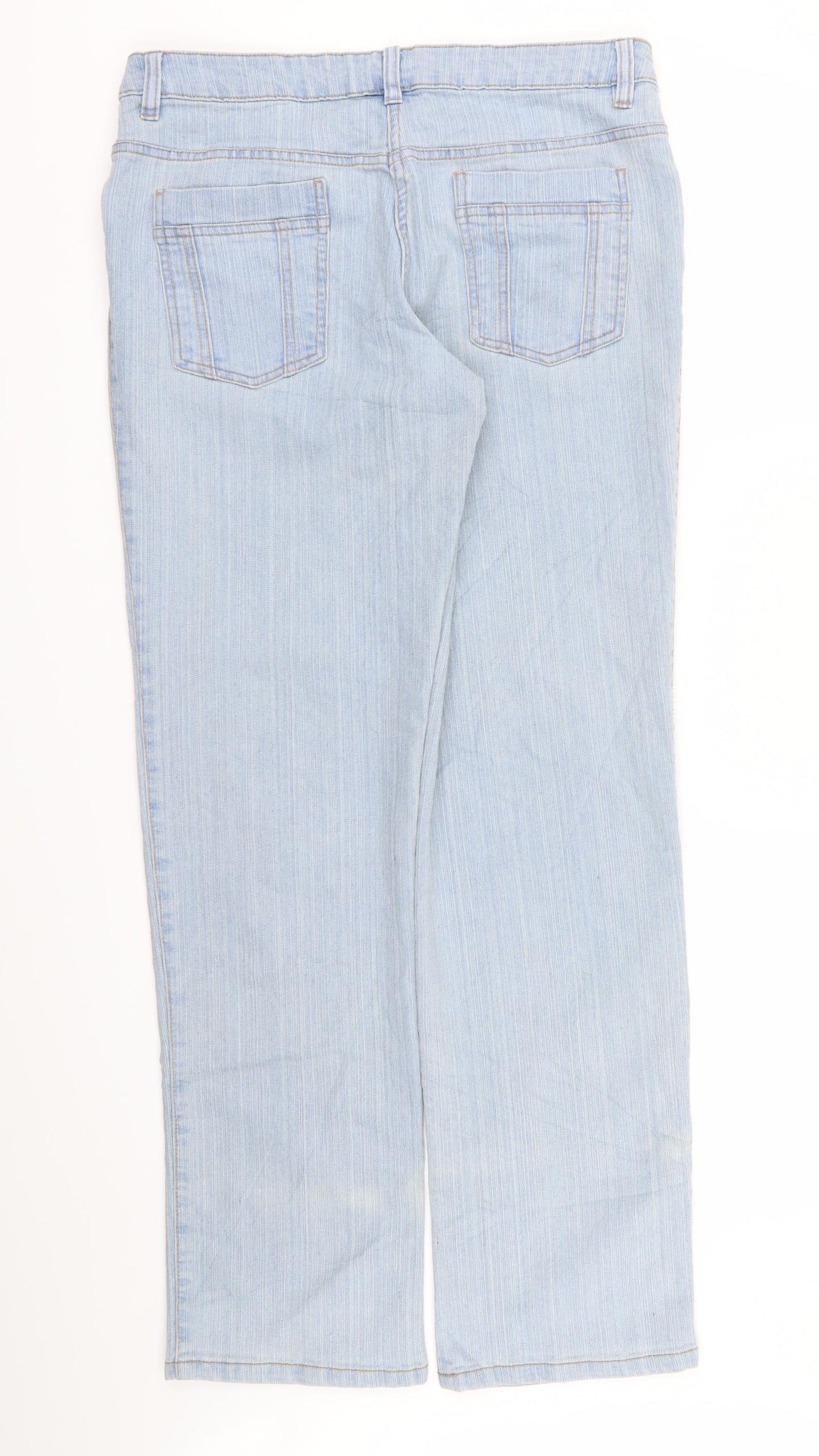 oceilia classics Womens Blue   Straight Jeans Size 14 L29 in