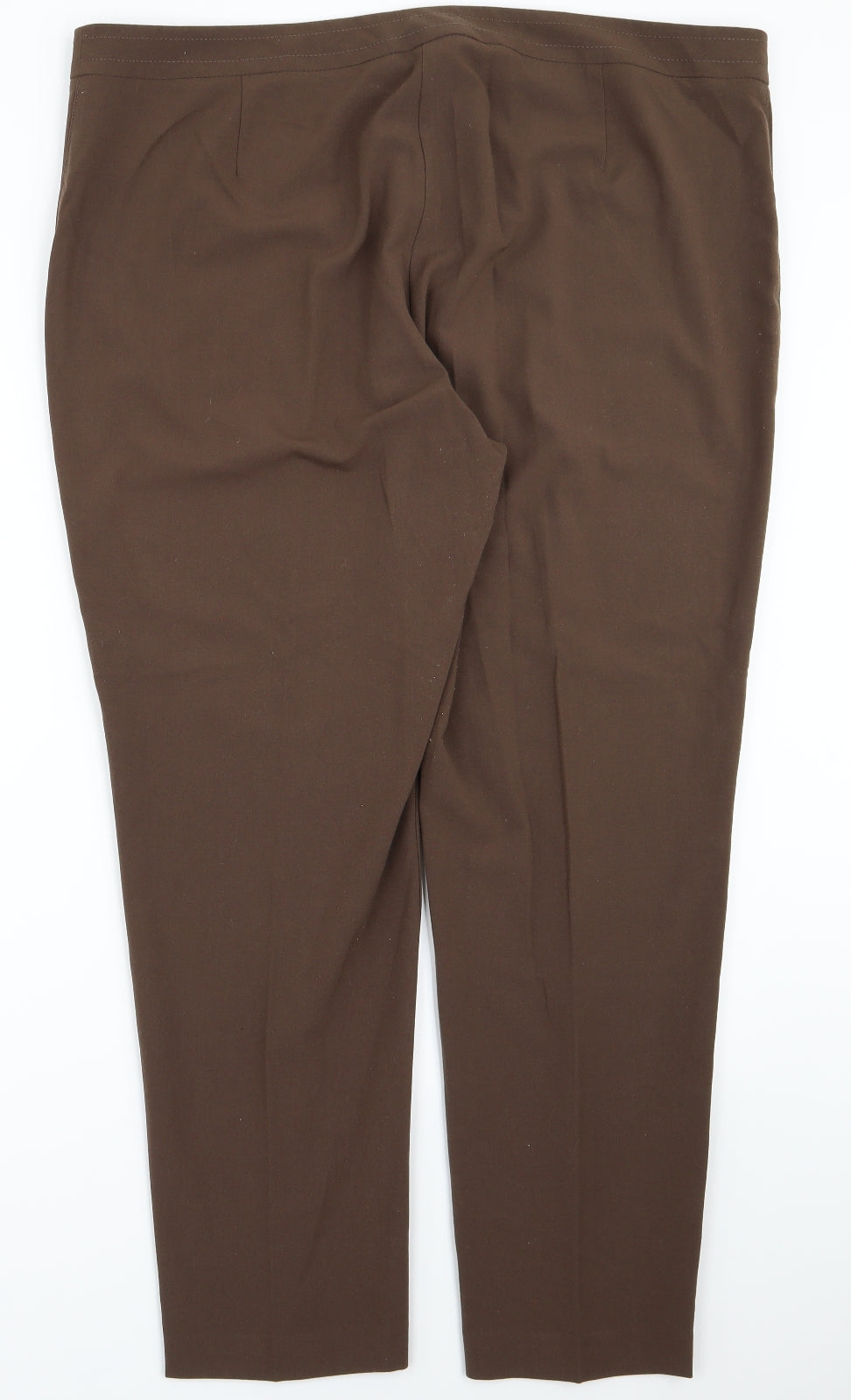 M&S Womens Brown   Trousers  Size 20 L26 in
