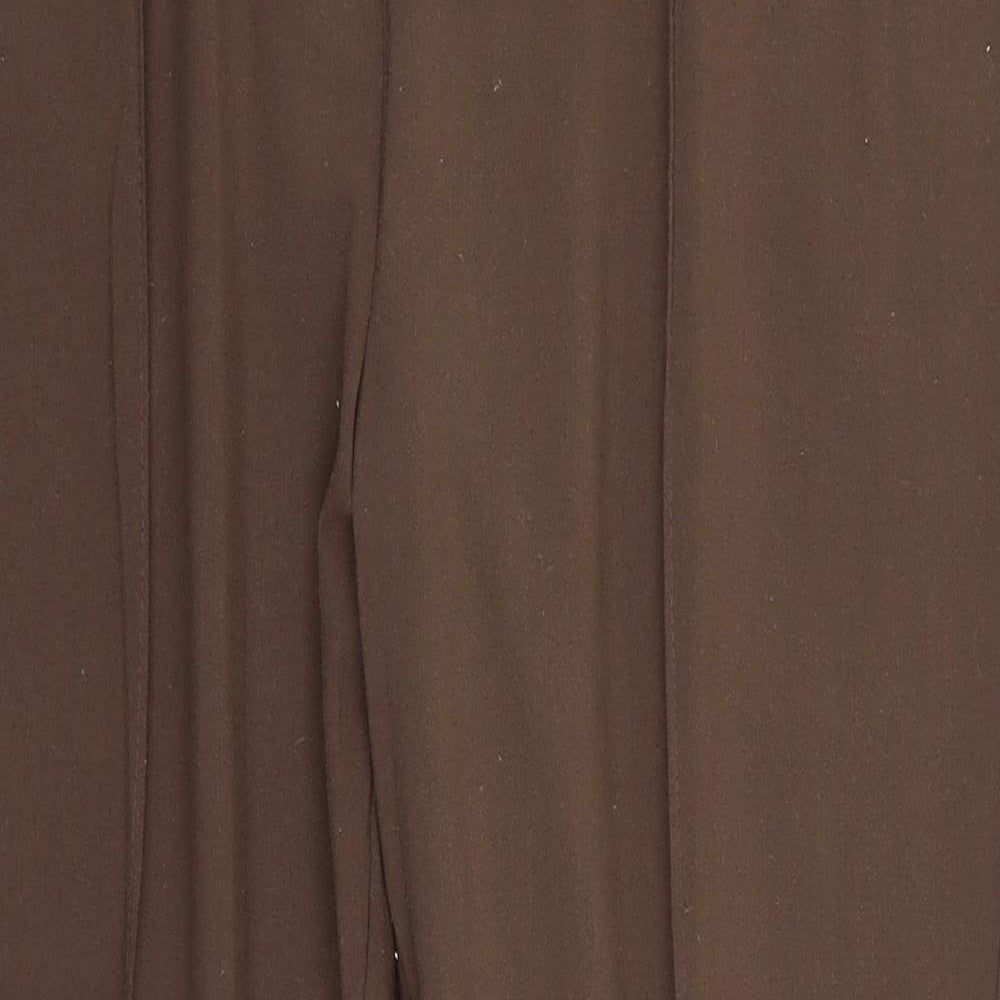 M&S Womens Brown   Trousers  Size 20 L26 in