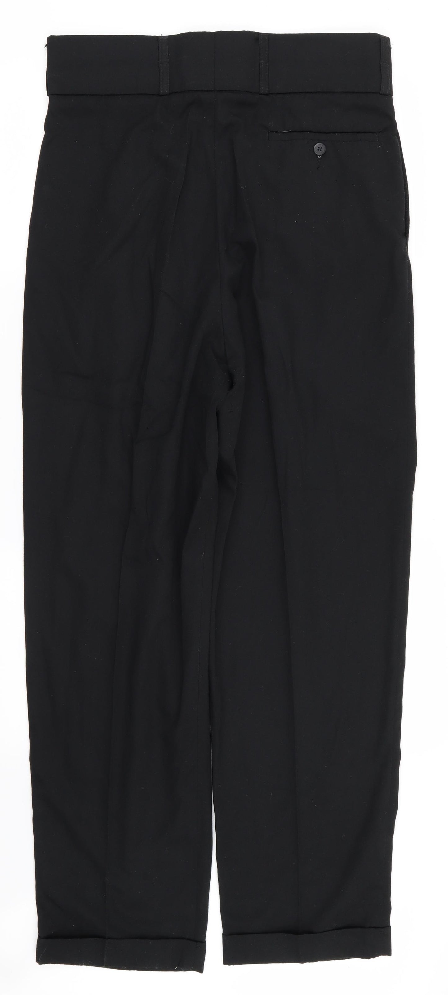 clasique deluxe Mens Black   Trousers  Size 34 in L29 in