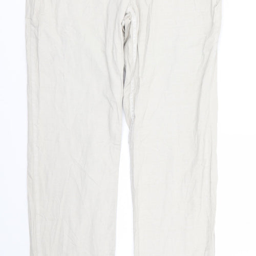 Stark Womens Beige   Trousers  Size 16 L29 in