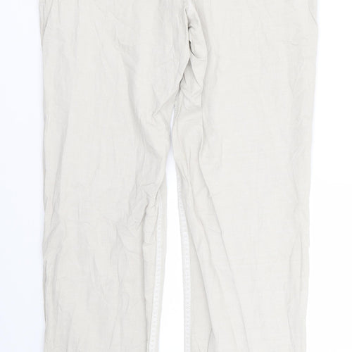 Stark Womens Beige   Trousers  Size 16 L29 in