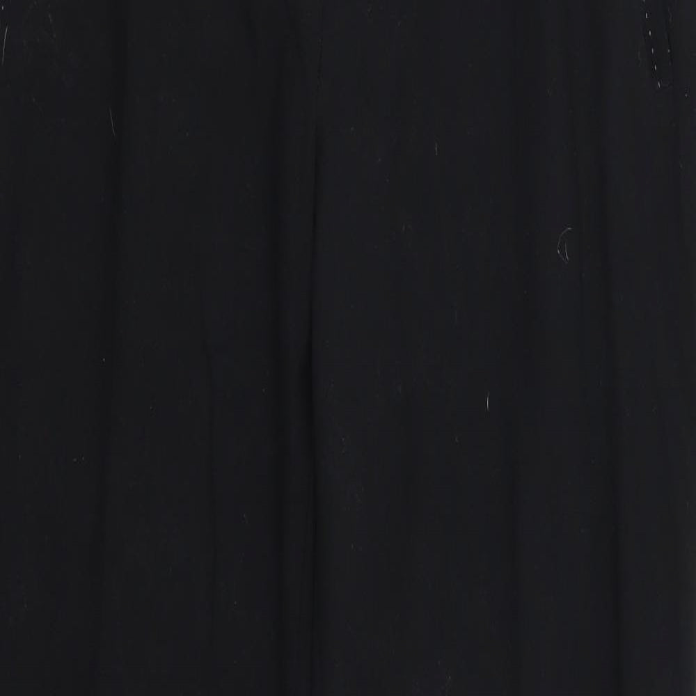 M&S Womens Black   Trousers  Size 12 L28 in