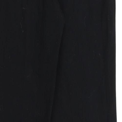 M&S Womens Black   Trousers  Size 12 L28 in
