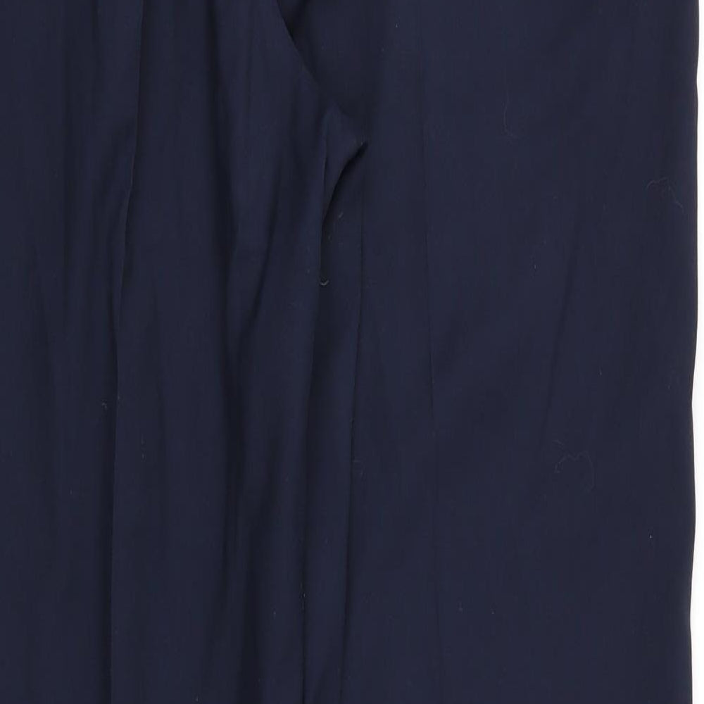 M&S Womens Blue   Trousers  Size 16 L29 in