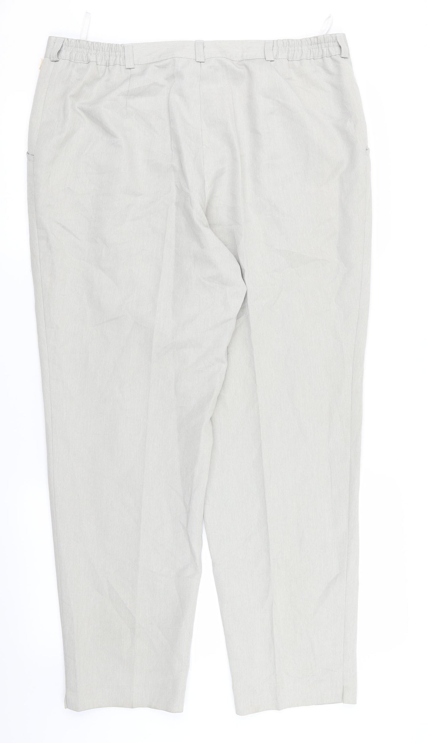 Preworn Womens Grey   Trousers  Size 22 L26 in