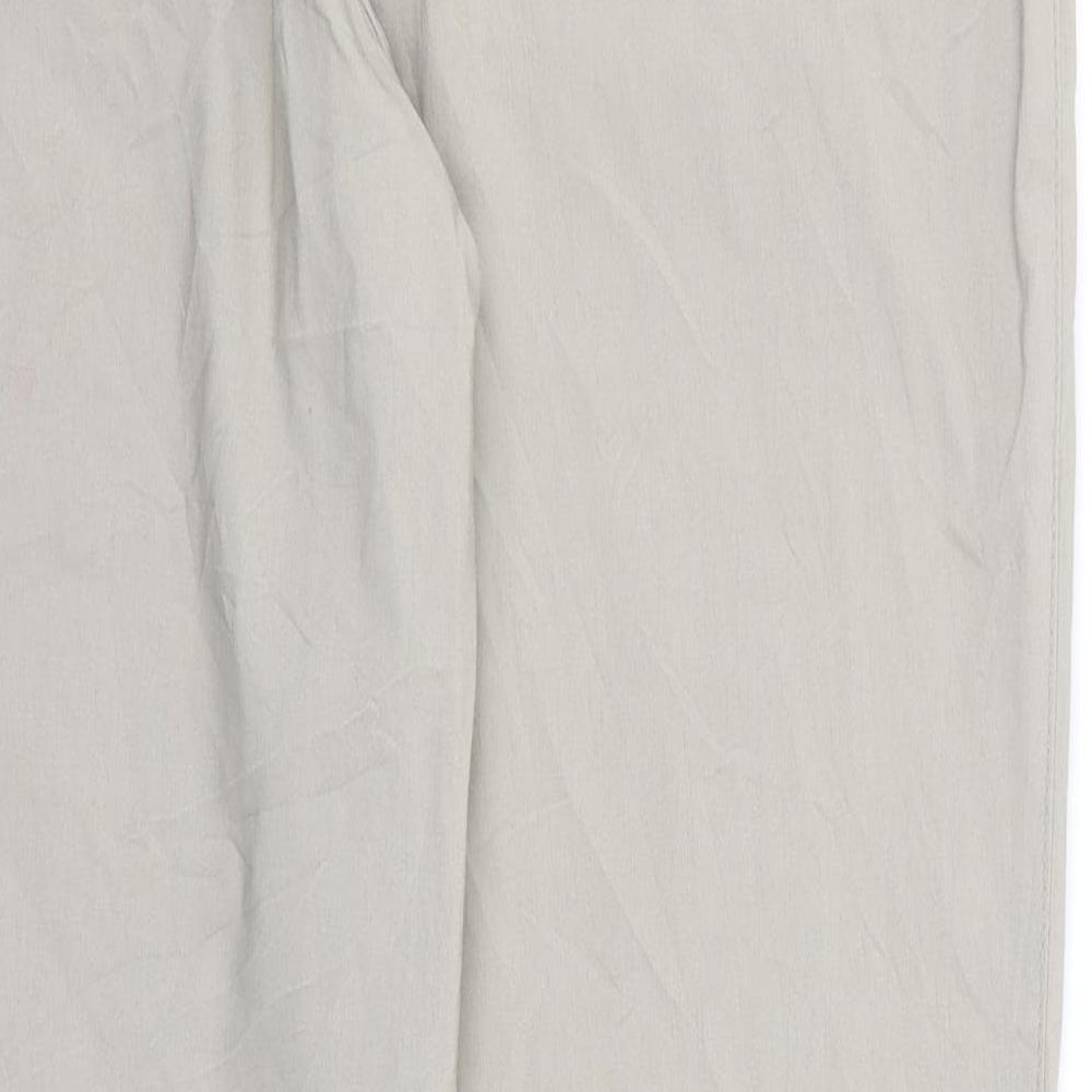 Cecilia Classics Womens Beige   Straight Jeans Size 16 L26 in