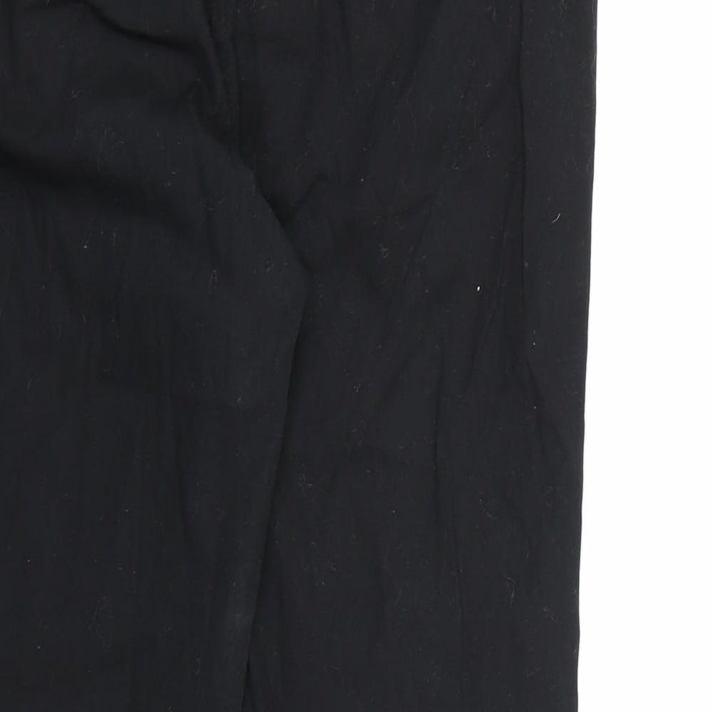 Wallis Womens Black  Denim Cropped Jeans Size 10 L22 in