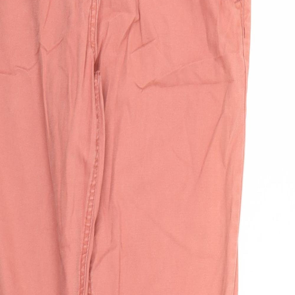 NEXT Womens Pink   Chino Trousers Size 12 L30 in