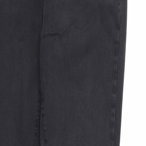 Denim & Co. Womens Black  Denim Skinny Jeans Size 14 L31 in