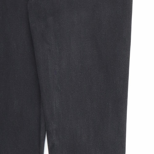 Denim & Co. Womens Black  Denim Skinny Jeans Size 14 L31 in