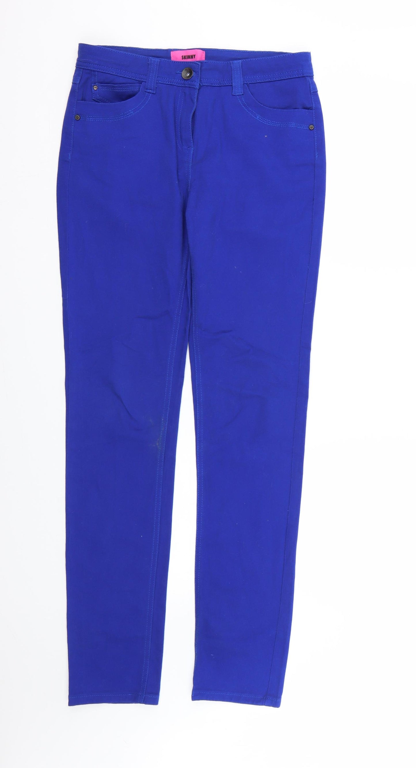 George Womens Blue  Denim Skinny Jeans Size 12 L32 in