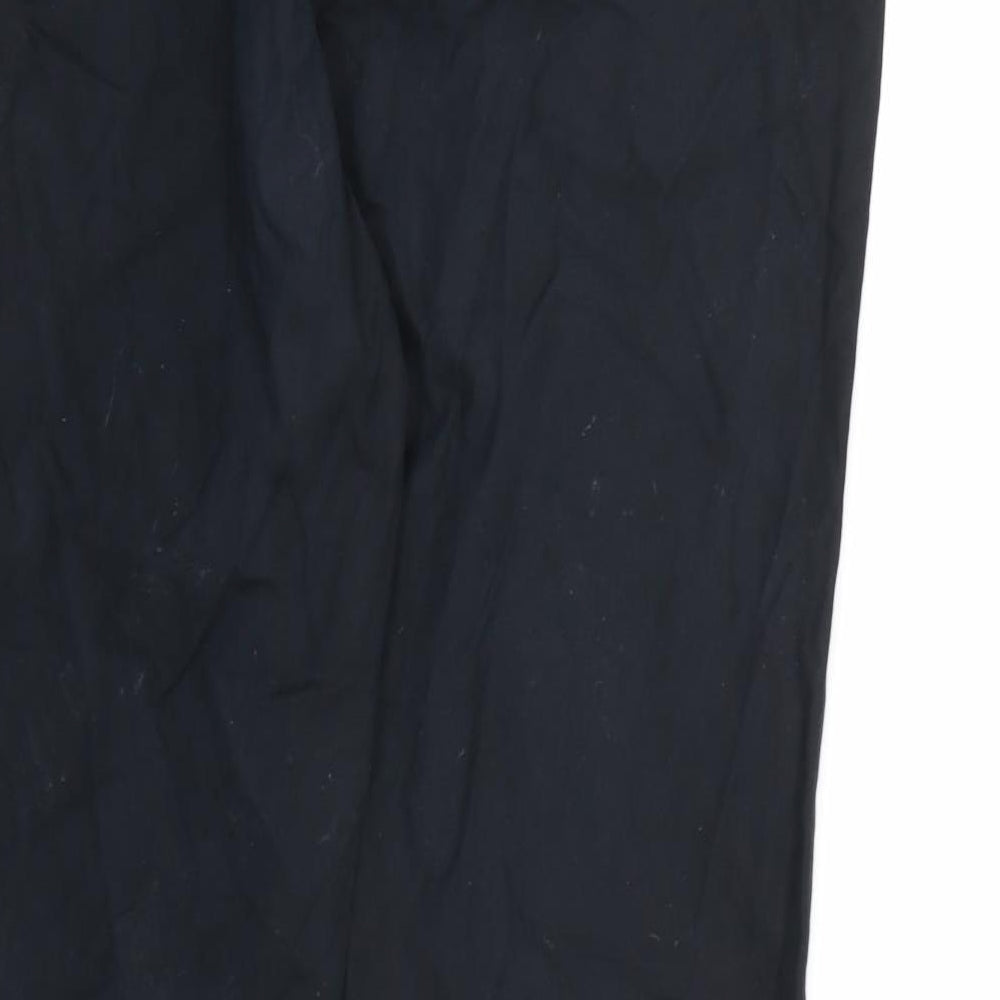 NEXT Womens Black   Chino Trousers Size 16 L28 in